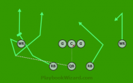 8 on 8 flag football play